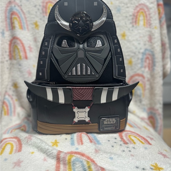 Loungefly Star Wars Darth Vader Backpack - Black and Brown